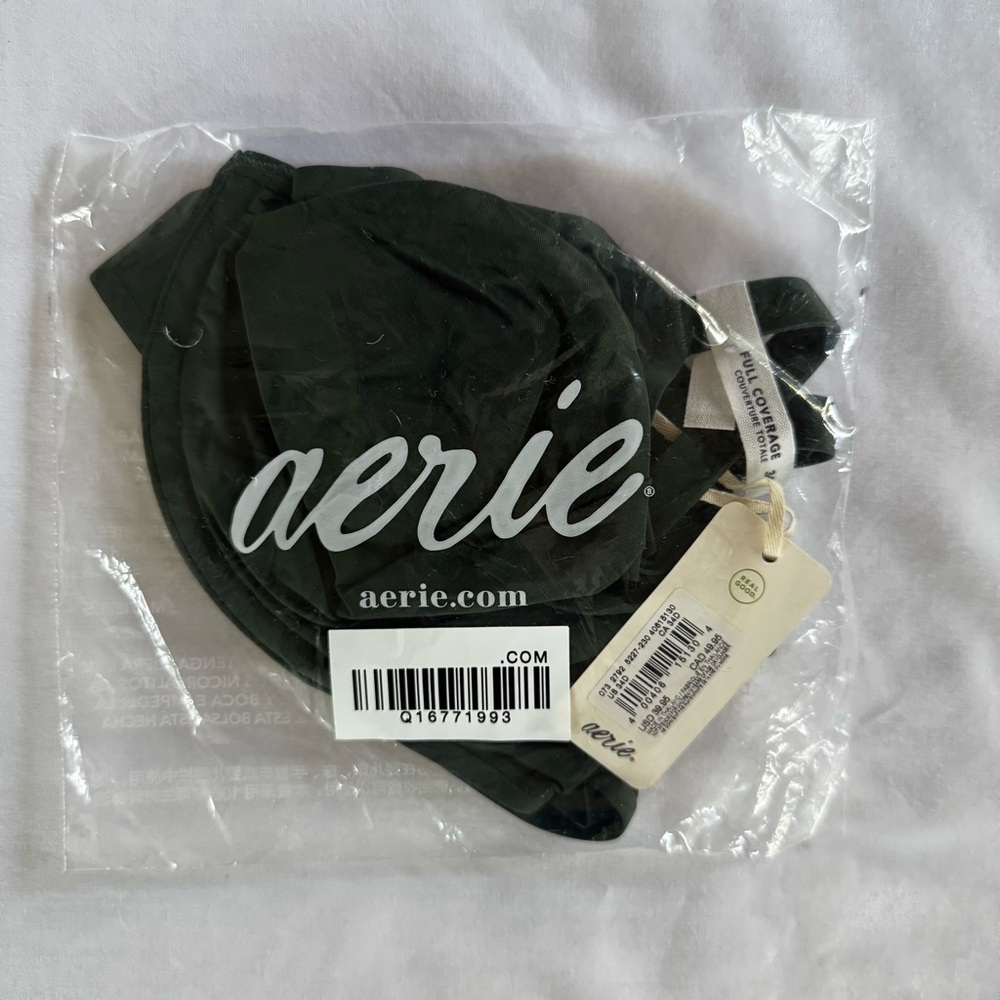 Aerie NWT Bra, 34D, Dark Hunter Green